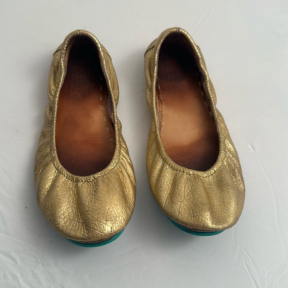 Tieks Golden Glitz metallic ballet flats